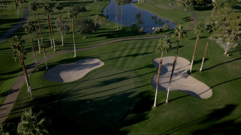 Aerial View of a Golf Course